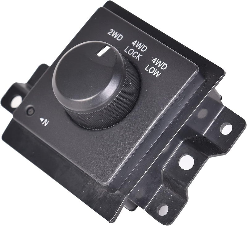 RICH AUTO Rich 4x4 Switch 4WD Four Wheel Drive Selector Switch Compatible with Dodge Dakota/Ram1500 2500 3500 Pickup/Ram 4500 5500 Mitsu-bishi Raider - Replaces 68021674AB TCA-52 - Image 1